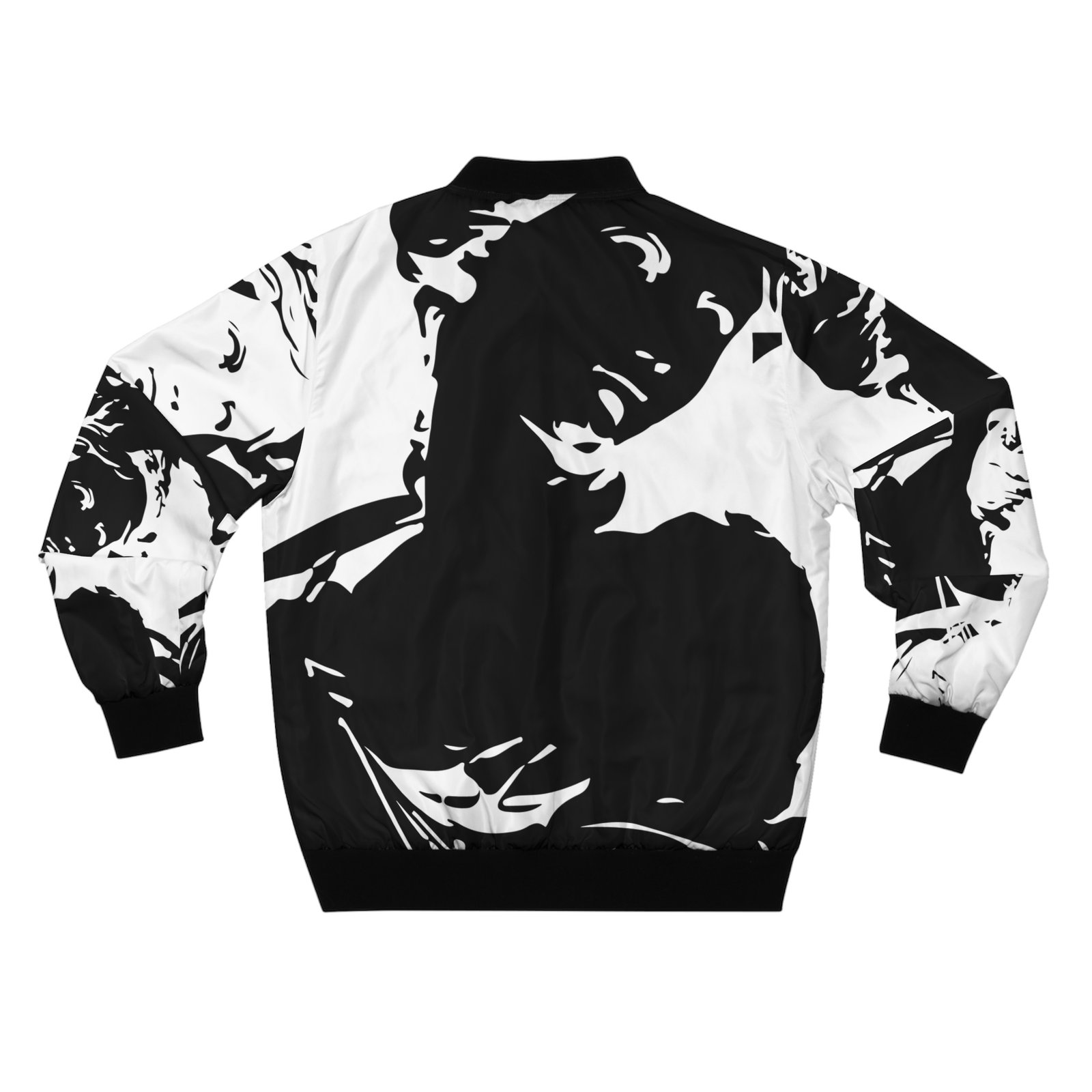 jf statue luxe bomber jacket back view