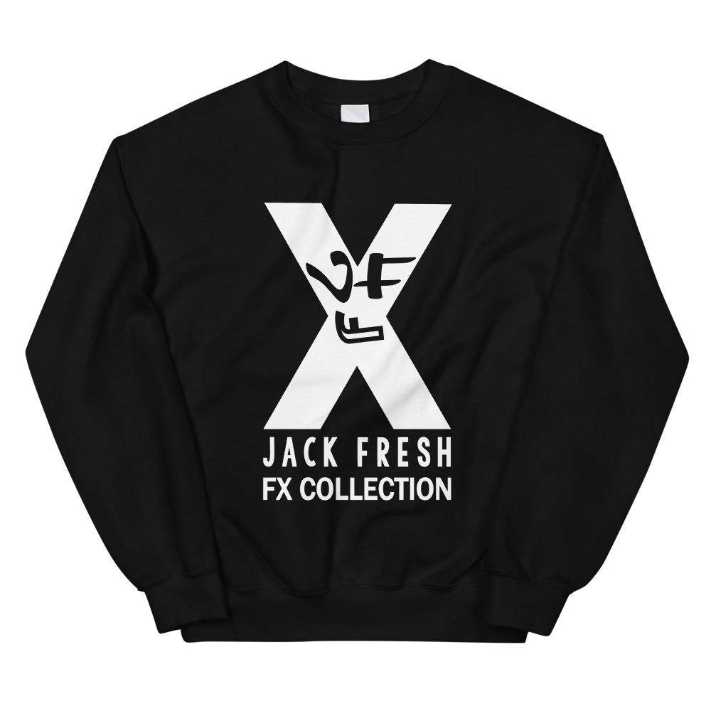 Black Sweatshirt white print