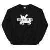 roller skates navy sweatshirt