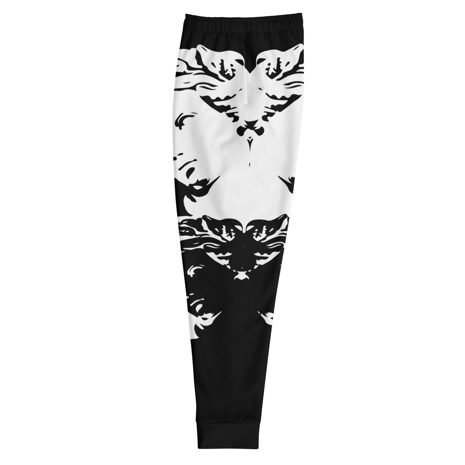 all over print recycled mens joggers white left 6903fa5e0d6b4