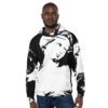 all over print recycled unisex hoodie white front 6903f867f3138
