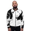 all over print unisex bomber jacket white front 6901370de68d1