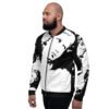 all over print unisex bomber jacket white left 6901370de64d4