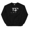 unisex crew neck sweatshirt black front 68f912d51797c