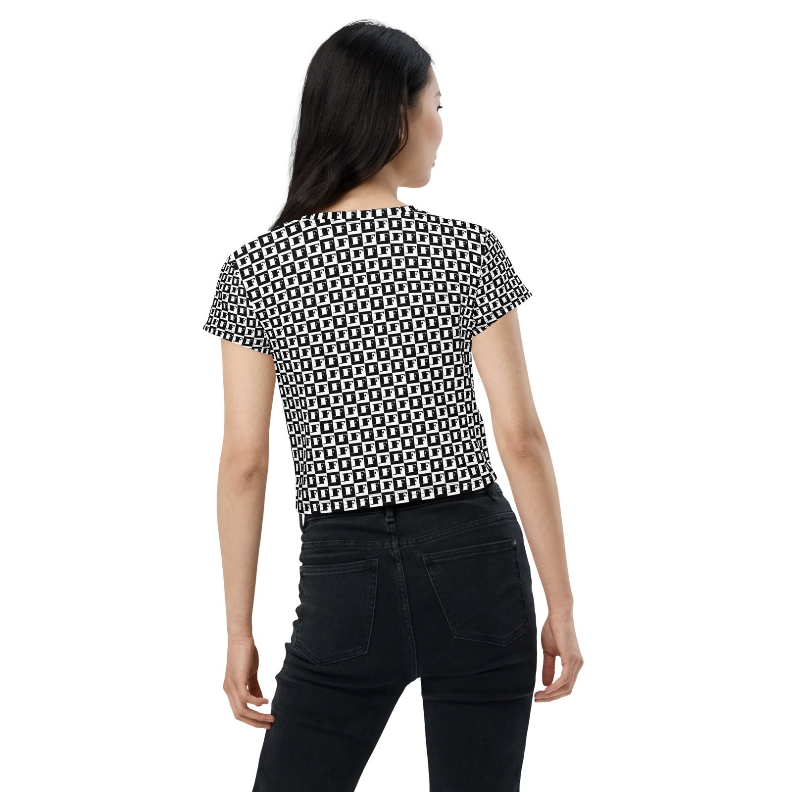 JF Statue: Chess Crop Top - Image 5