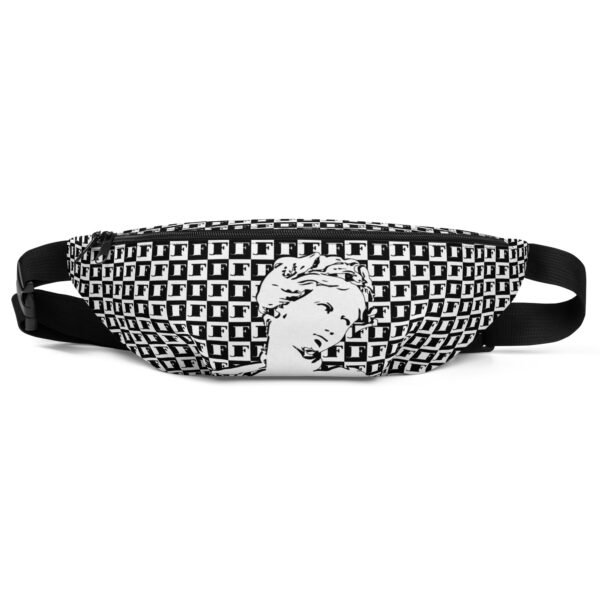 all over print fanny pack white front 690e43b98a5c7