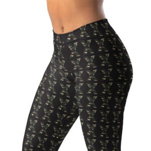 FX Camo Motif: Black Leggings