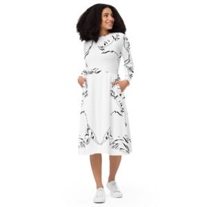 JF Chess Statue: Luxe Midi Dress