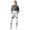 all over print recycled womens joggers white front 6915169b1e8a8