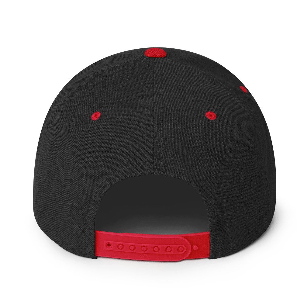 classic snapback black red back 6928c3bed1778