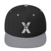 classic snapback black silver front 6928c3bed5fae