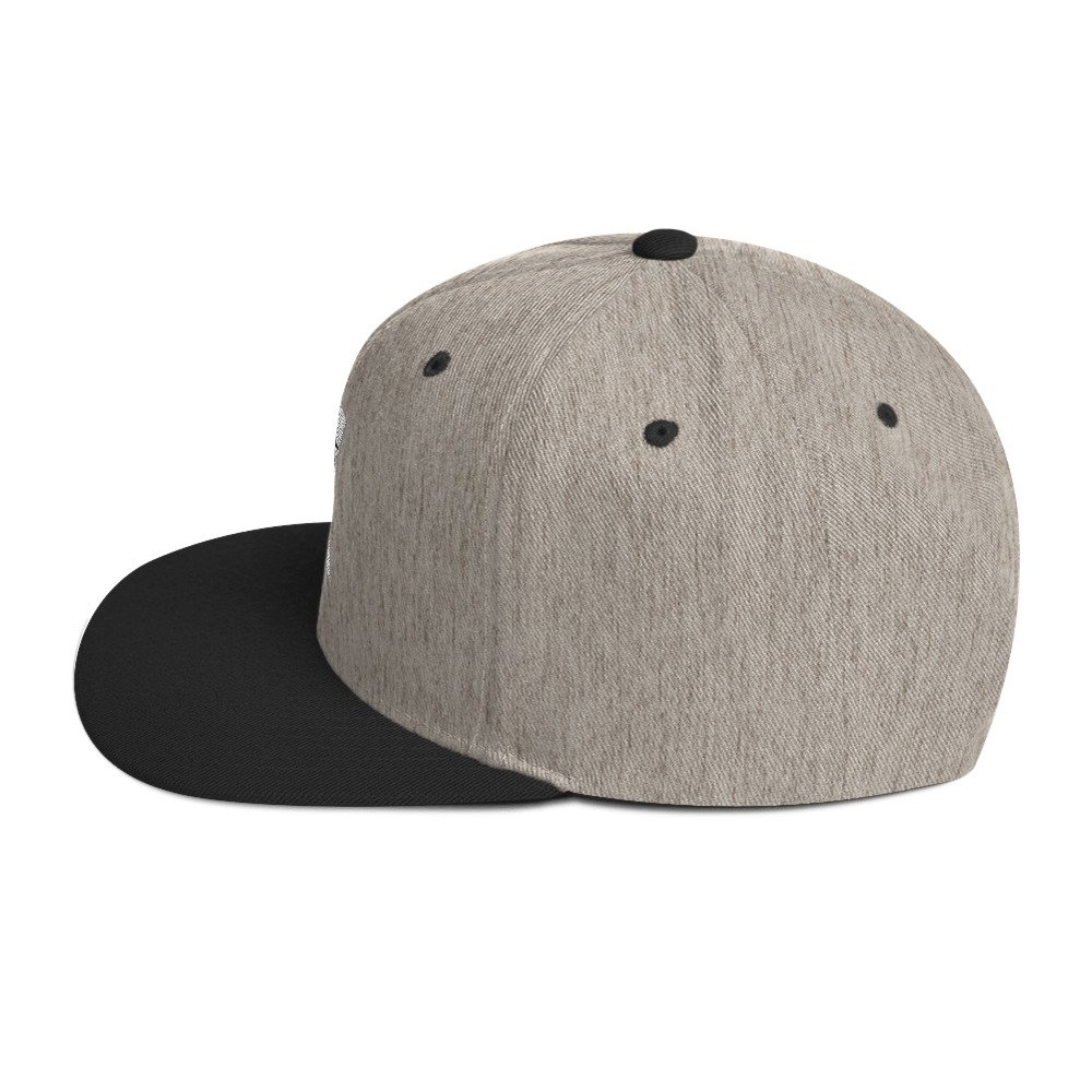 classic snapback heather black left side 6928c3beeeecd