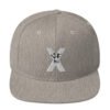 classic snapback heather grey front 6928c3bf02d30