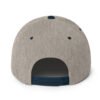 classic snapback heather grey navy back 6928c3bef219d