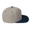 classic snapback heather grey navy right side 6928c3bef3cce