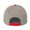 classic snapback heather grey red back 6928c3bf00f3c