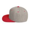 classic snapback heather grey red left side 6928c3bf018d9