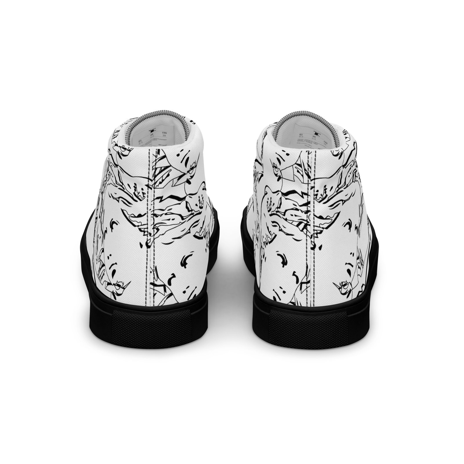 Men’s high top canvas shoes - Image 9