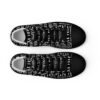 mens high top canvas shoes black front 2 6923499de4059