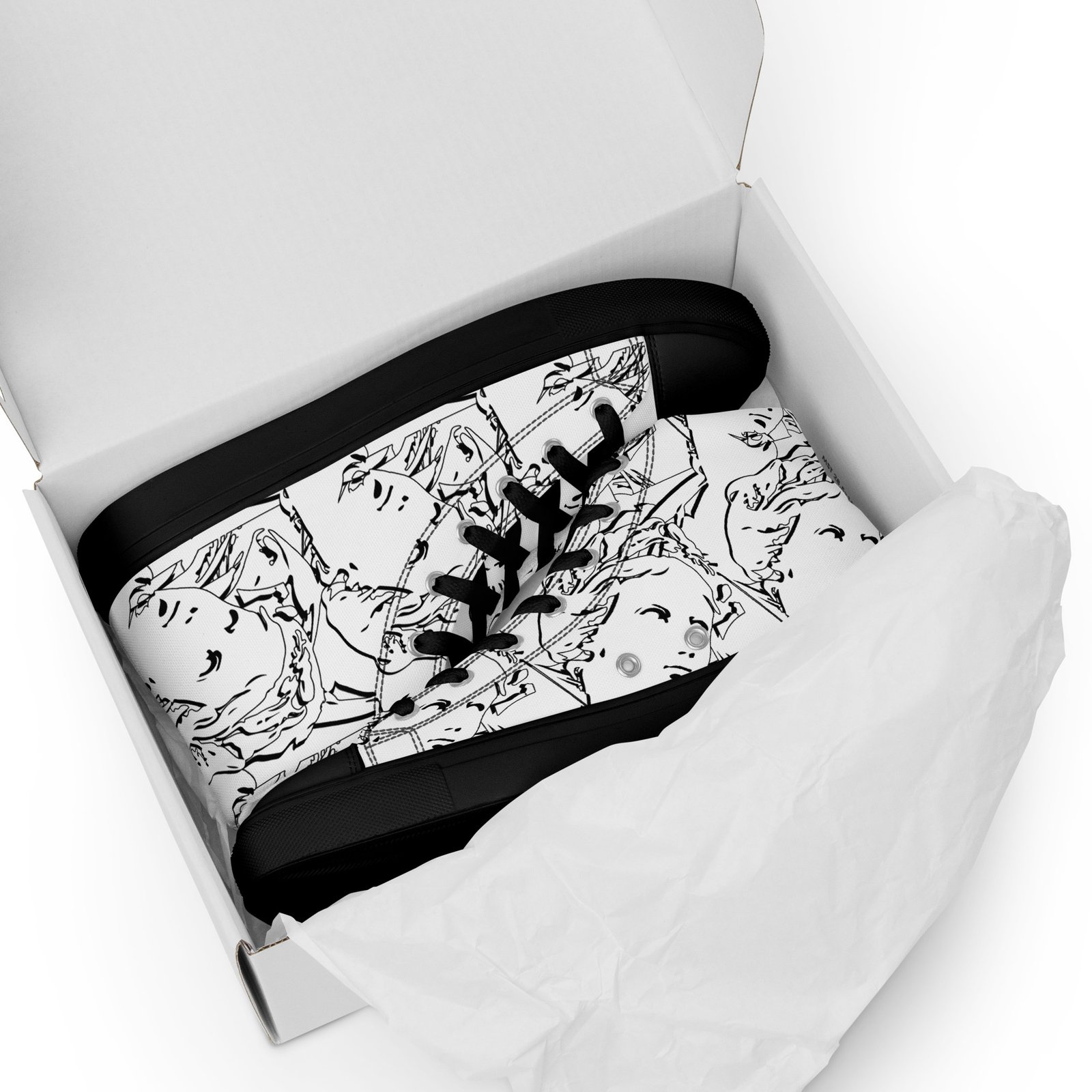 Men’s high top canvas shoes - Image 5