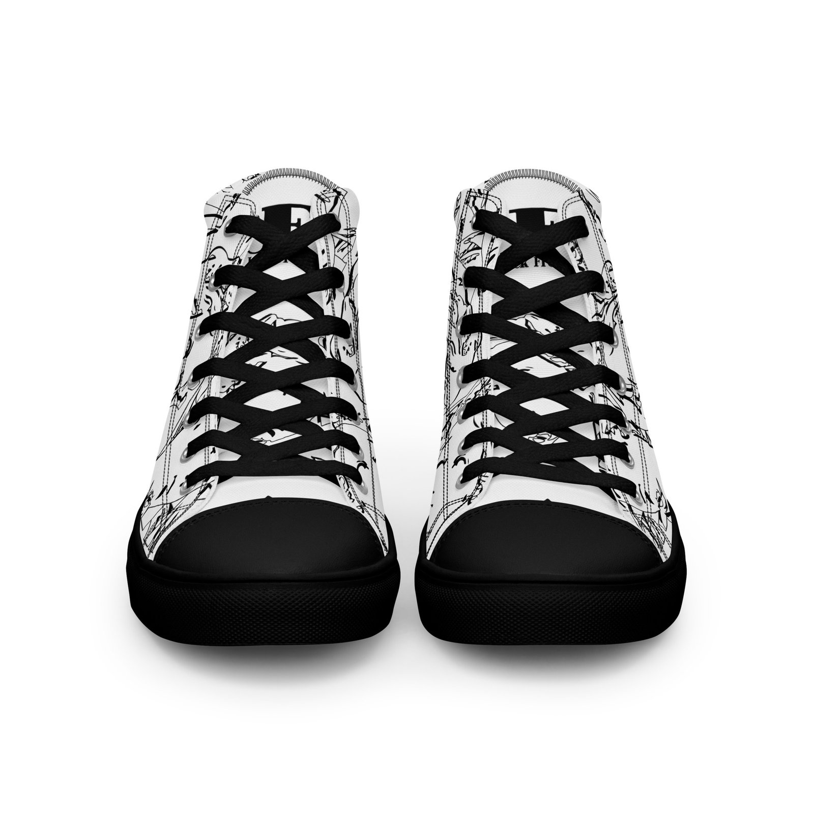 Men’s high top canvas shoes - Image 12
