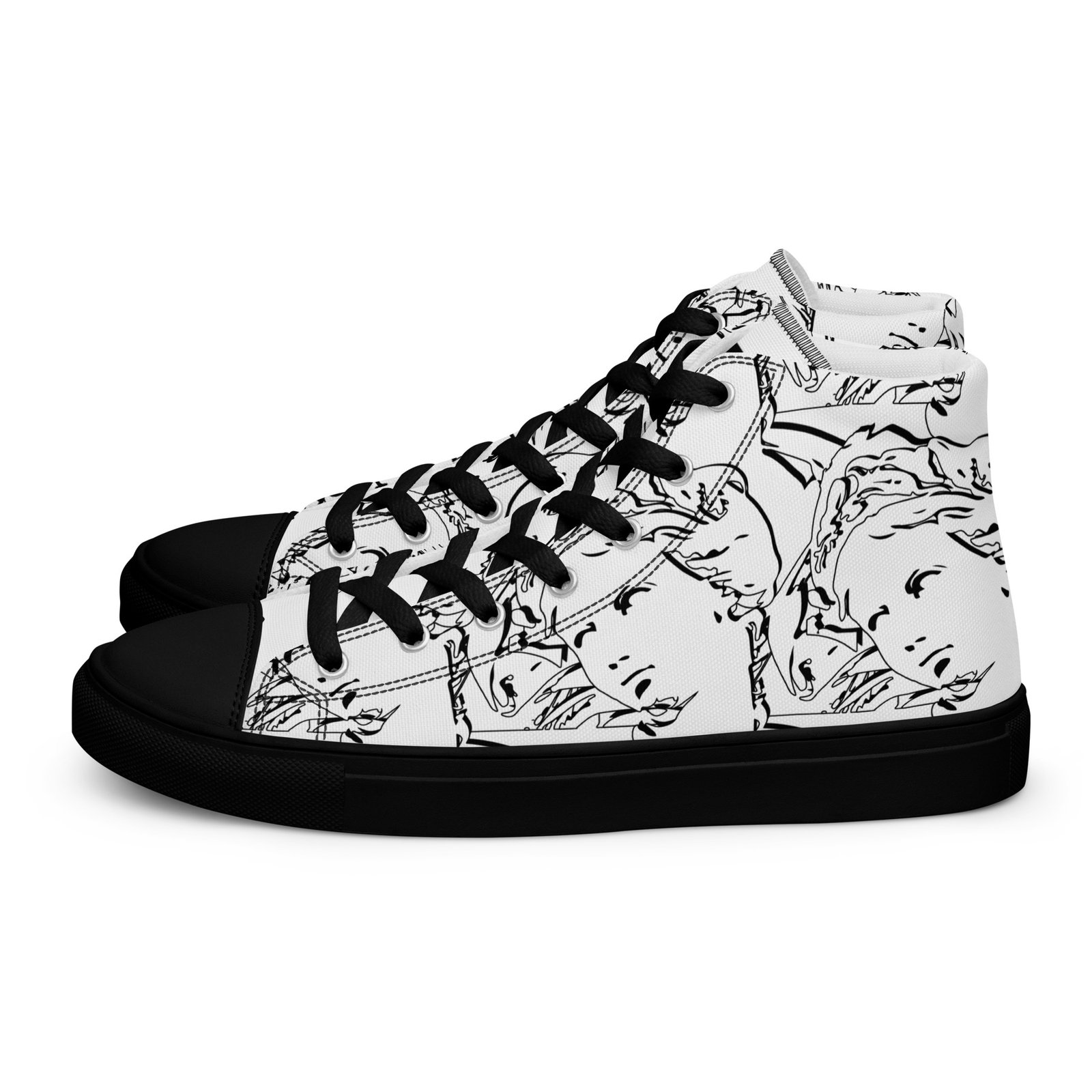 Men’s high top canvas shoes - Image 8