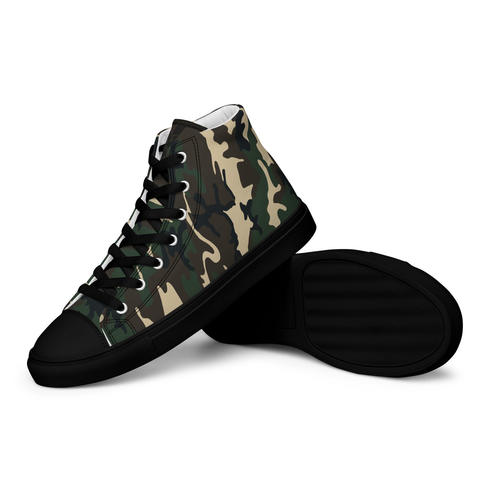 mens high top canvas shoes black left 69222aa97a91e