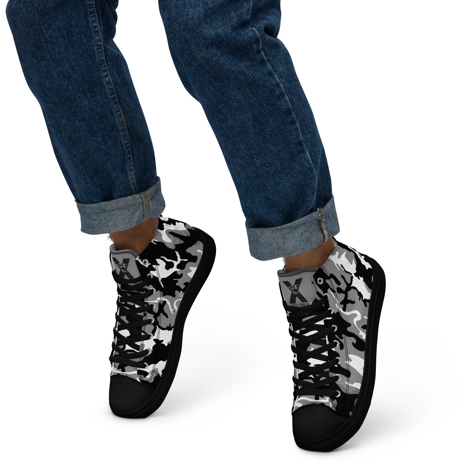 mens high top canvas shoes black left 692239692d765