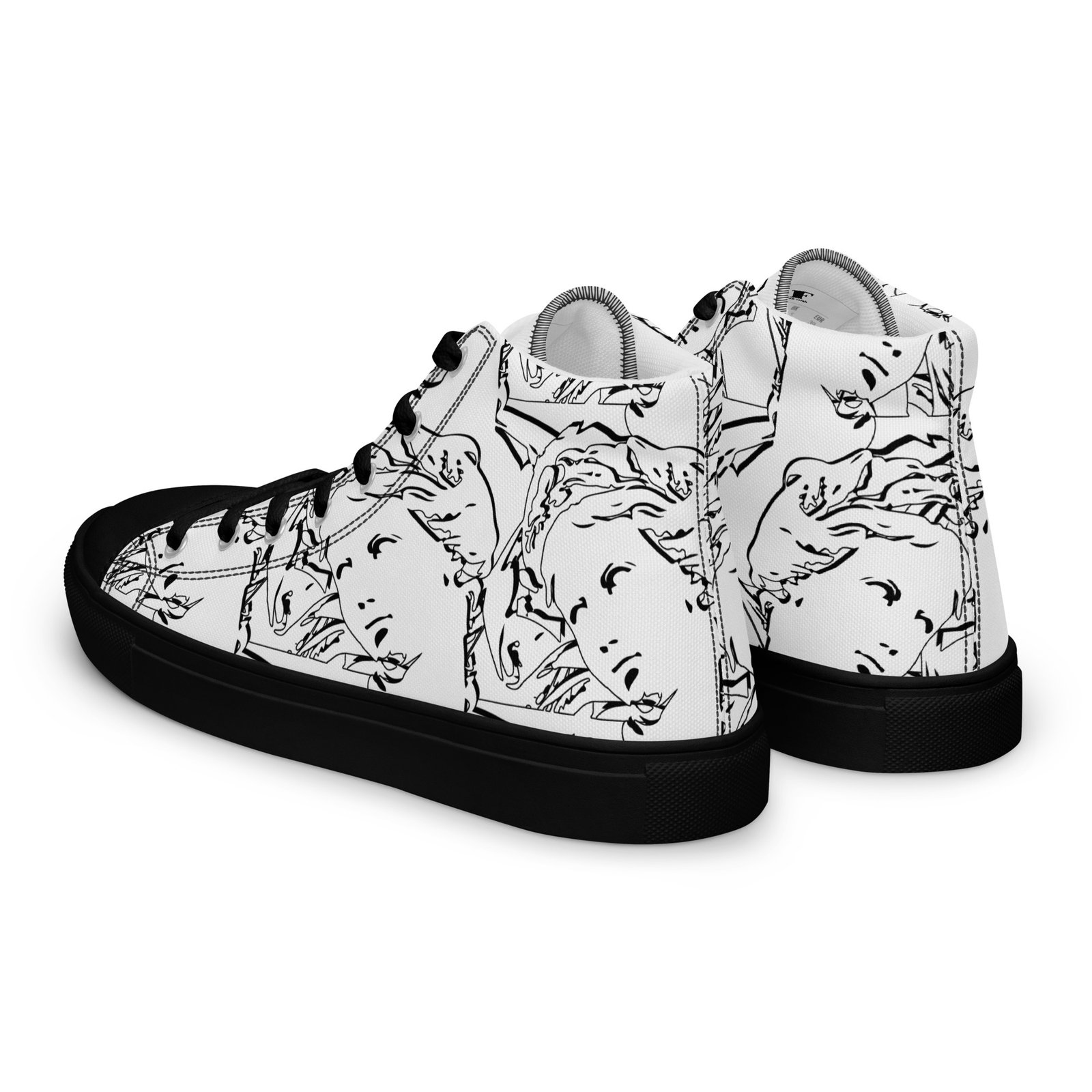 Men’s high top canvas shoes - Image 10