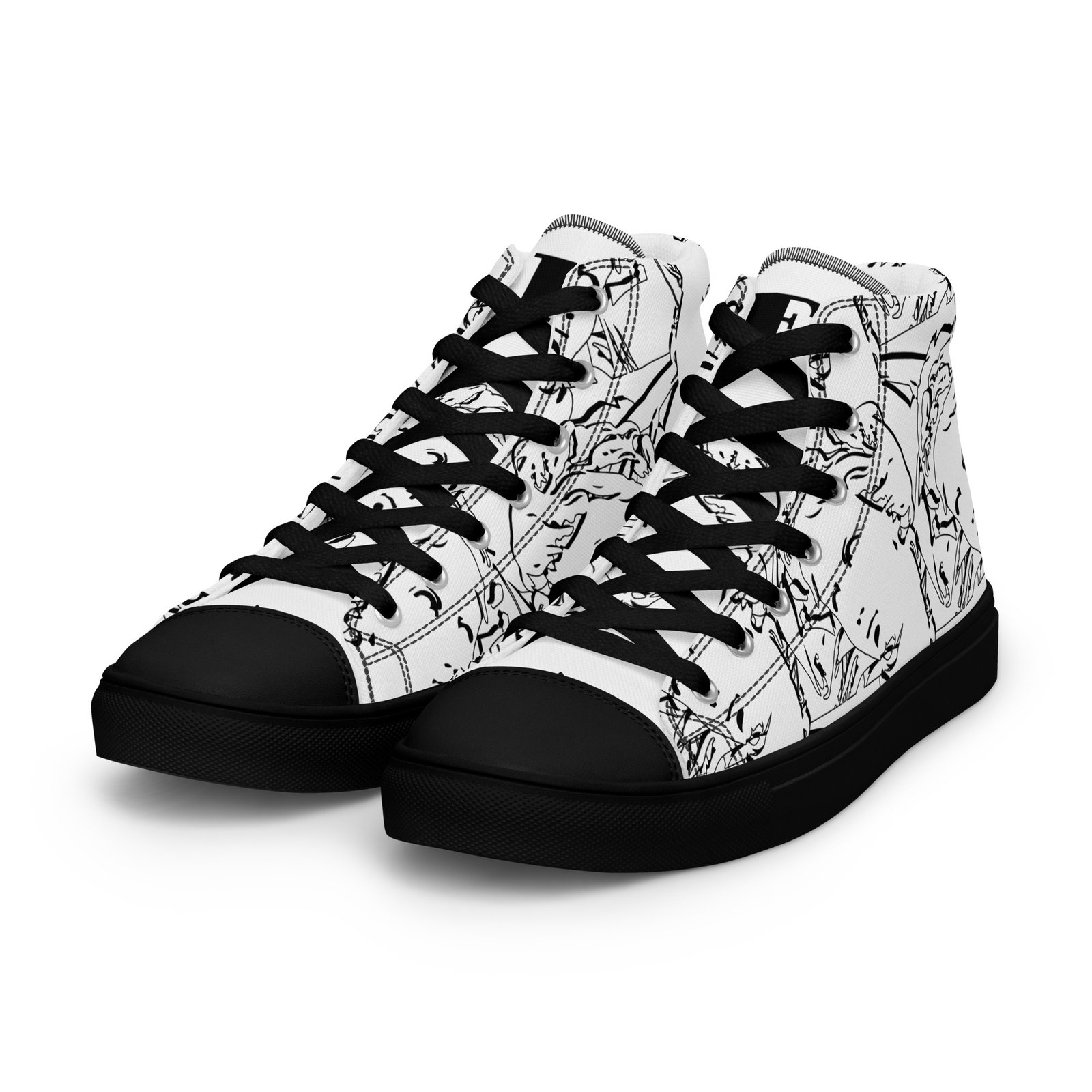 Men’s high top canvas shoes - Image 11