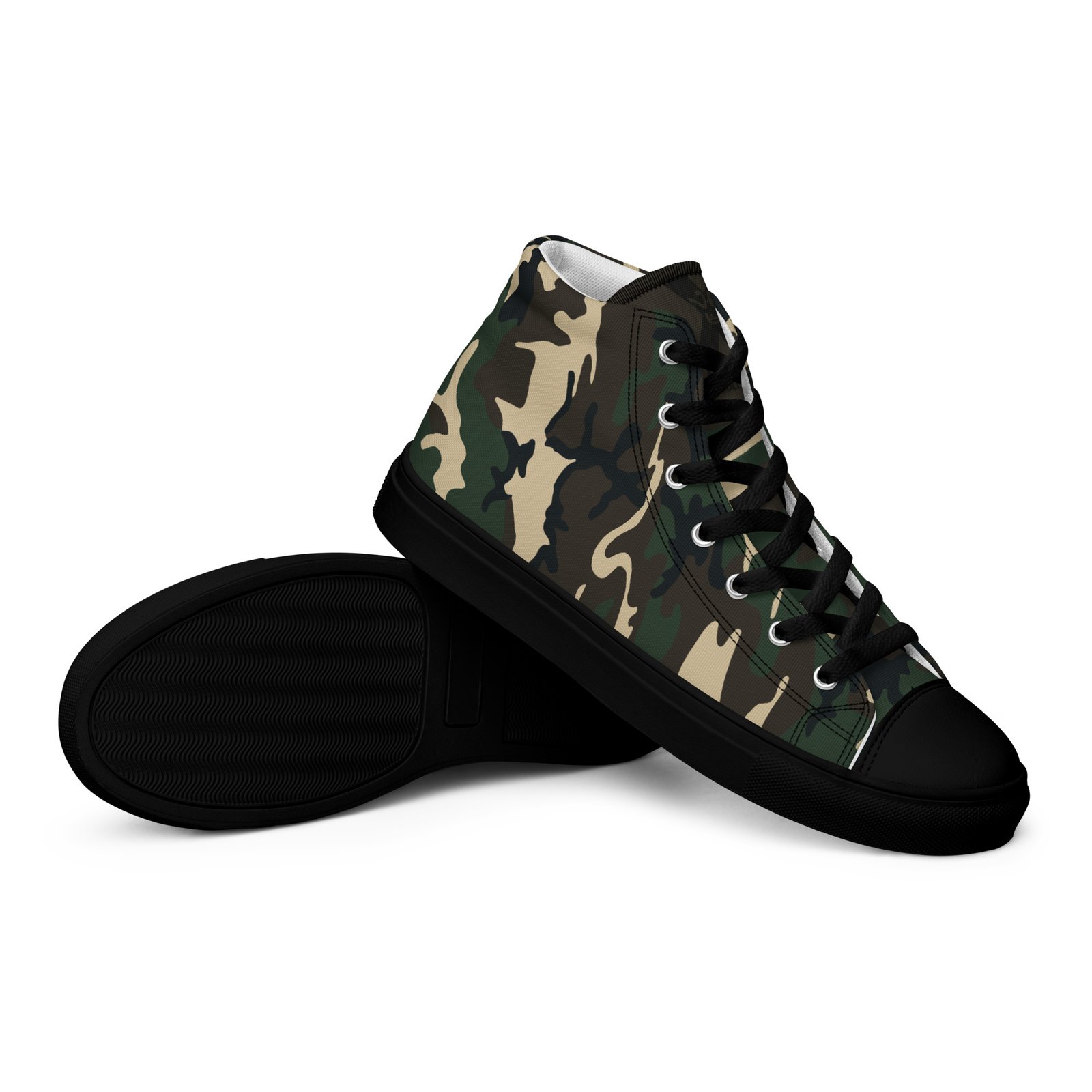 mens high top canvas shoes black right 69222aa977b6b