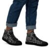 mens high top canvas shoes black right 6923499de3d27