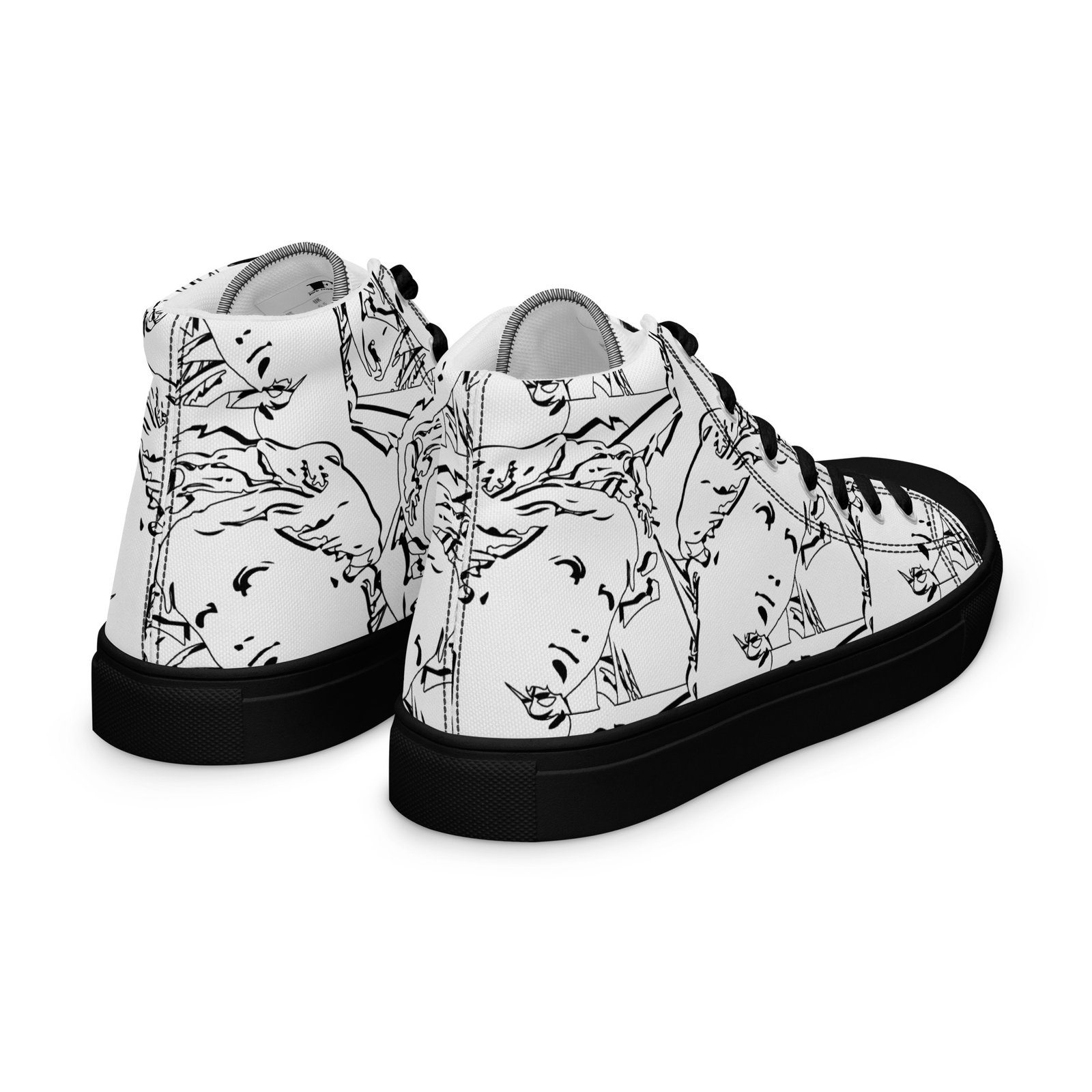 Men’s high top canvas shoes - Image 14