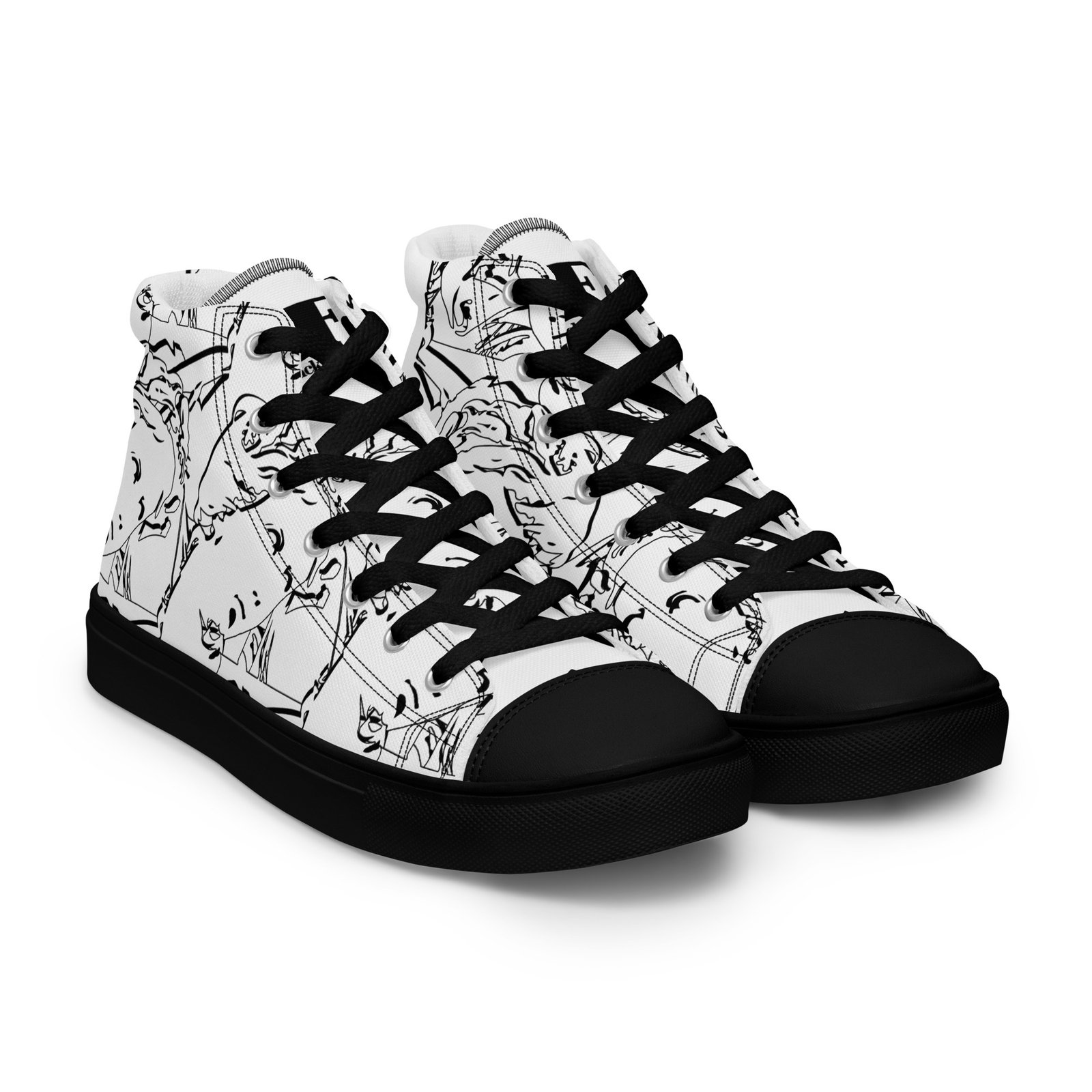 Men’s high top canvas shoes - Image 15