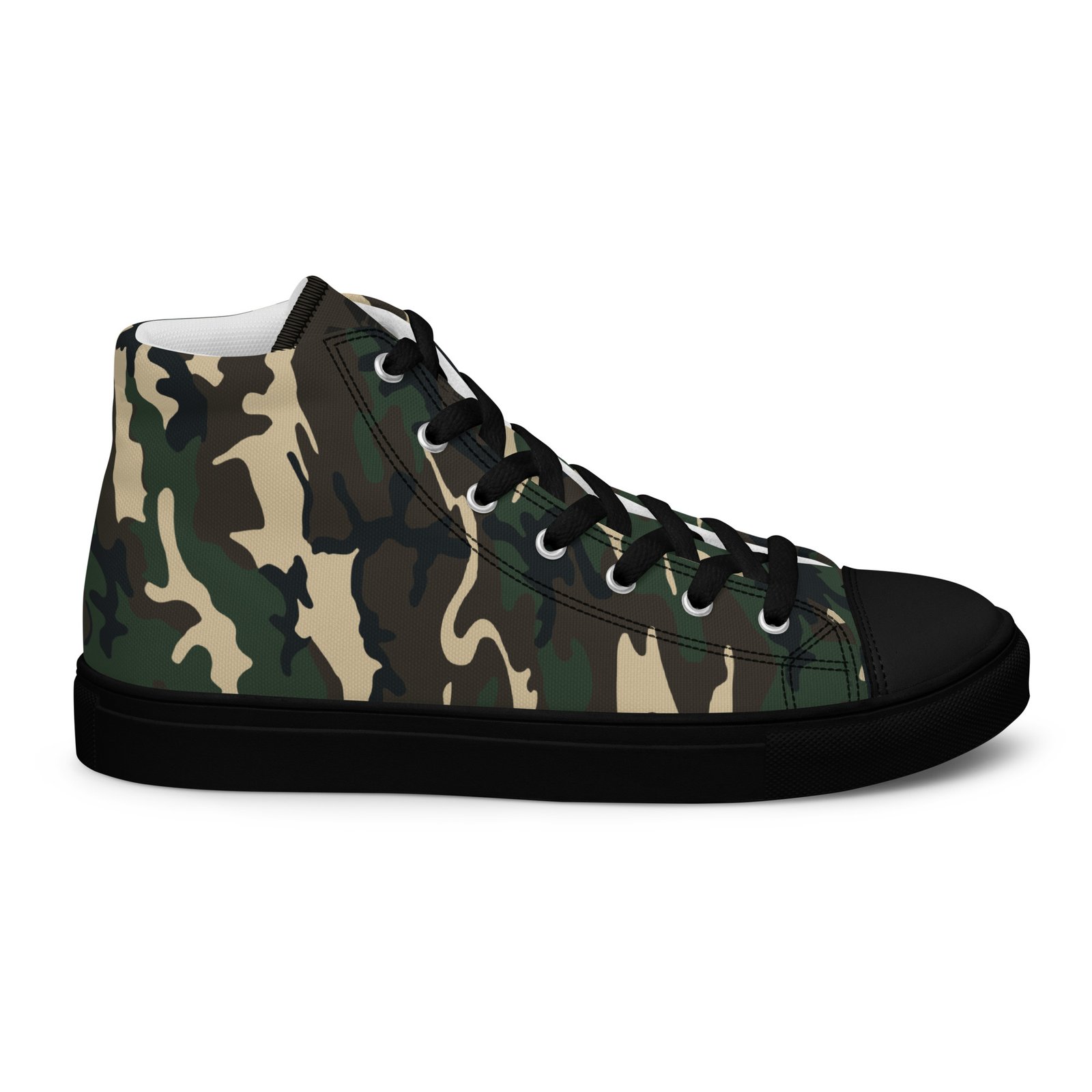 mens high top canvas shoes black right outside 69222aa9791b4