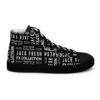mens high top canvas shoes black right outside 6923499de440f