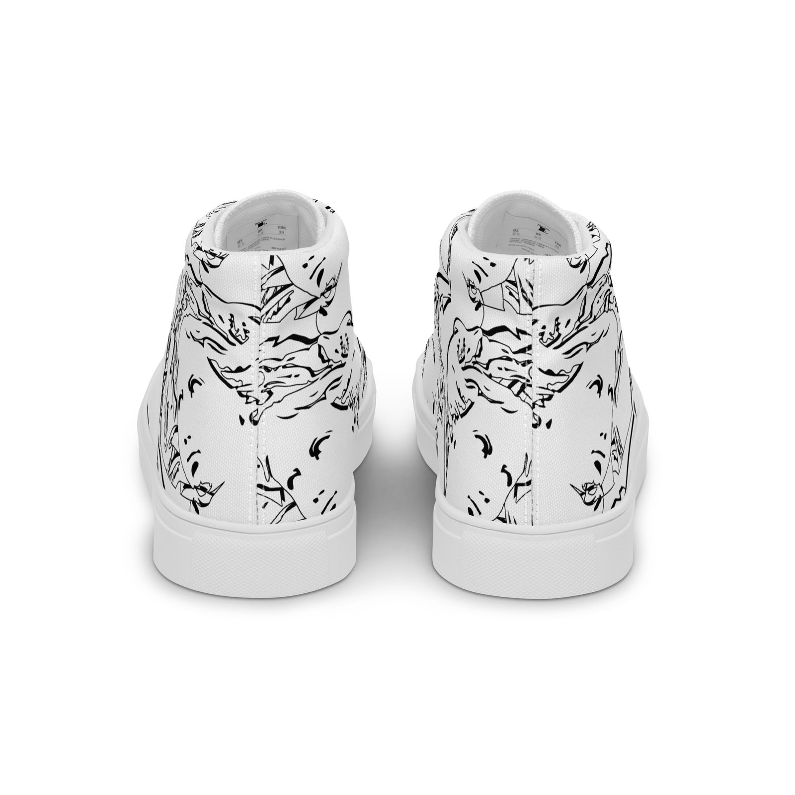 Men’s high top canvas shoes - Image 17