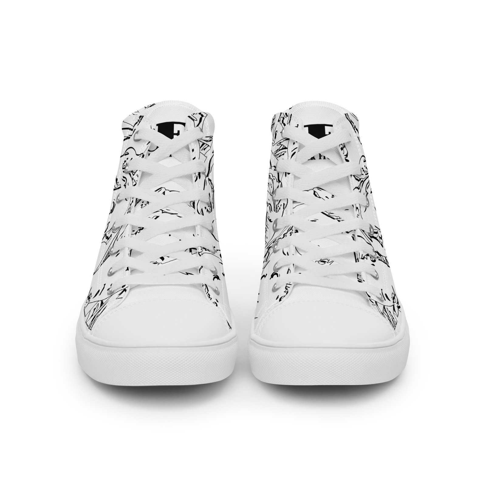 Men’s high top canvas shoes - Image 20