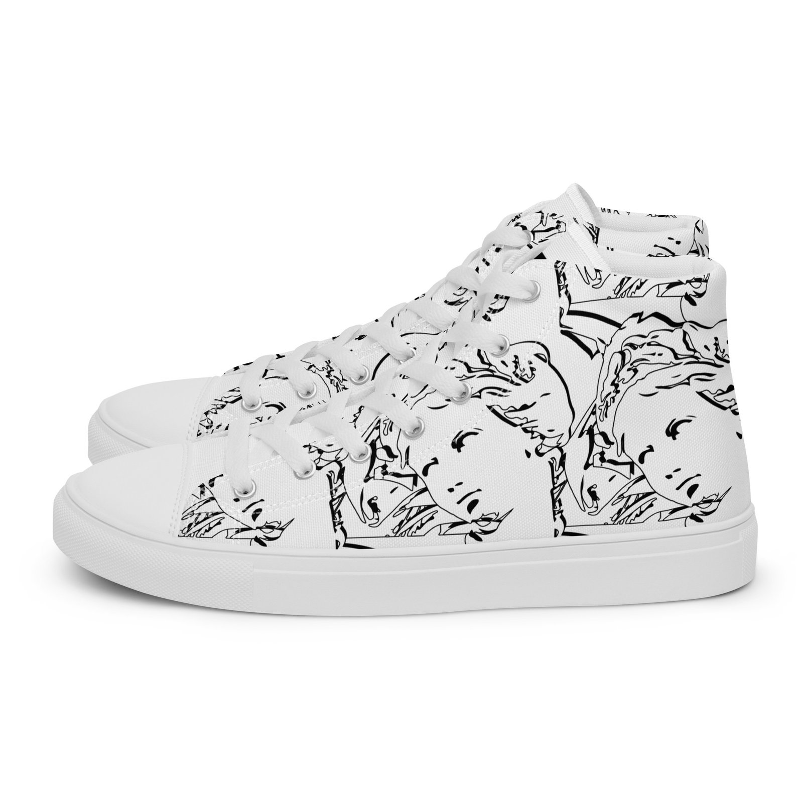 Men’s high top canvas shoes - Image 16