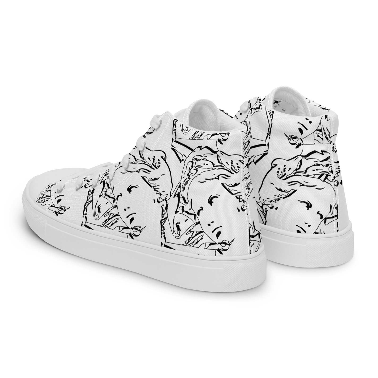 Men’s high top canvas shoes - Image 18