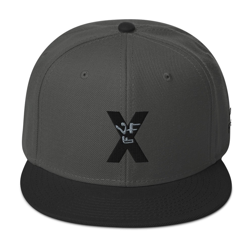 snapback black charcoal gray charcoal gray front 6928c20fb50a3
