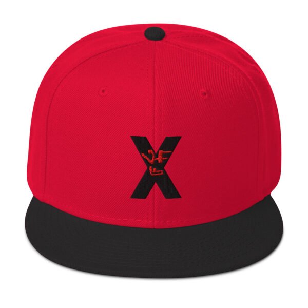 snapback black red red front 6928c156739ef