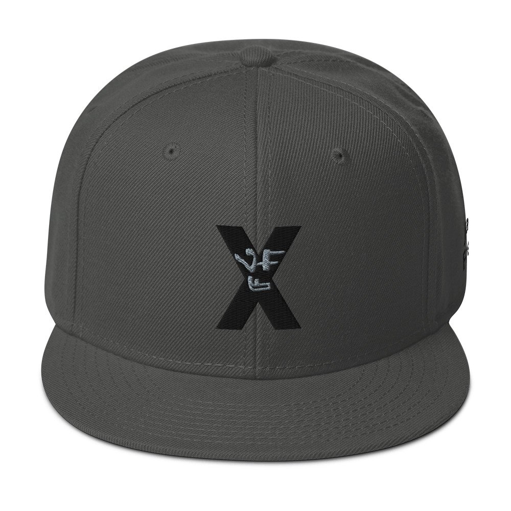 snapback charcoal gray front 6928c20fb578a