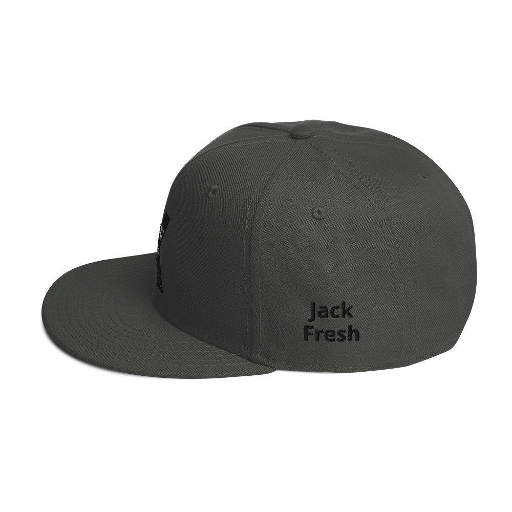 snapback charcoal gray left side 6928c20fb5900