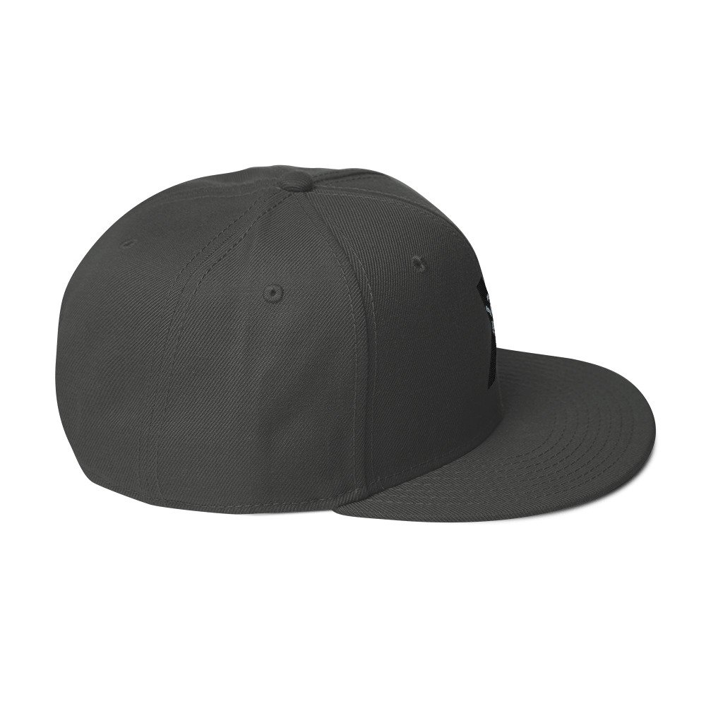snapback charcoal gray right side 6928c20fb5a96