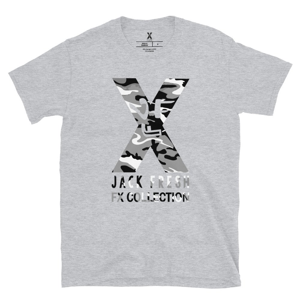 FX Grey Camo Motif: T-Shirt - Image 17