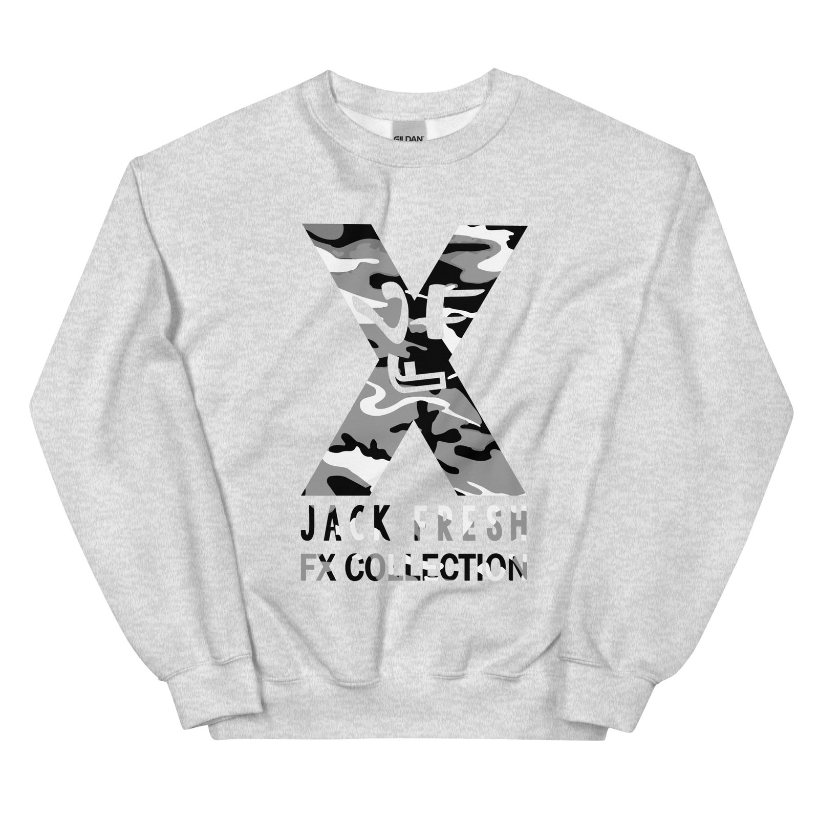 unisex crew neck sweatshirt ash front 69275b1073a16