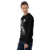 unisex crew neck sweatshirt black left front 69275b0fe17ee