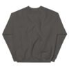 unisex crew neck sweatshirt charcoal back 6927783160264