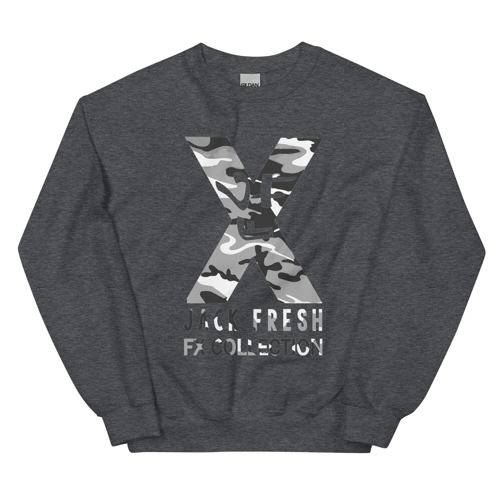 unisex crew neck sweatshirt dark heather front 69275b0ff0ab0